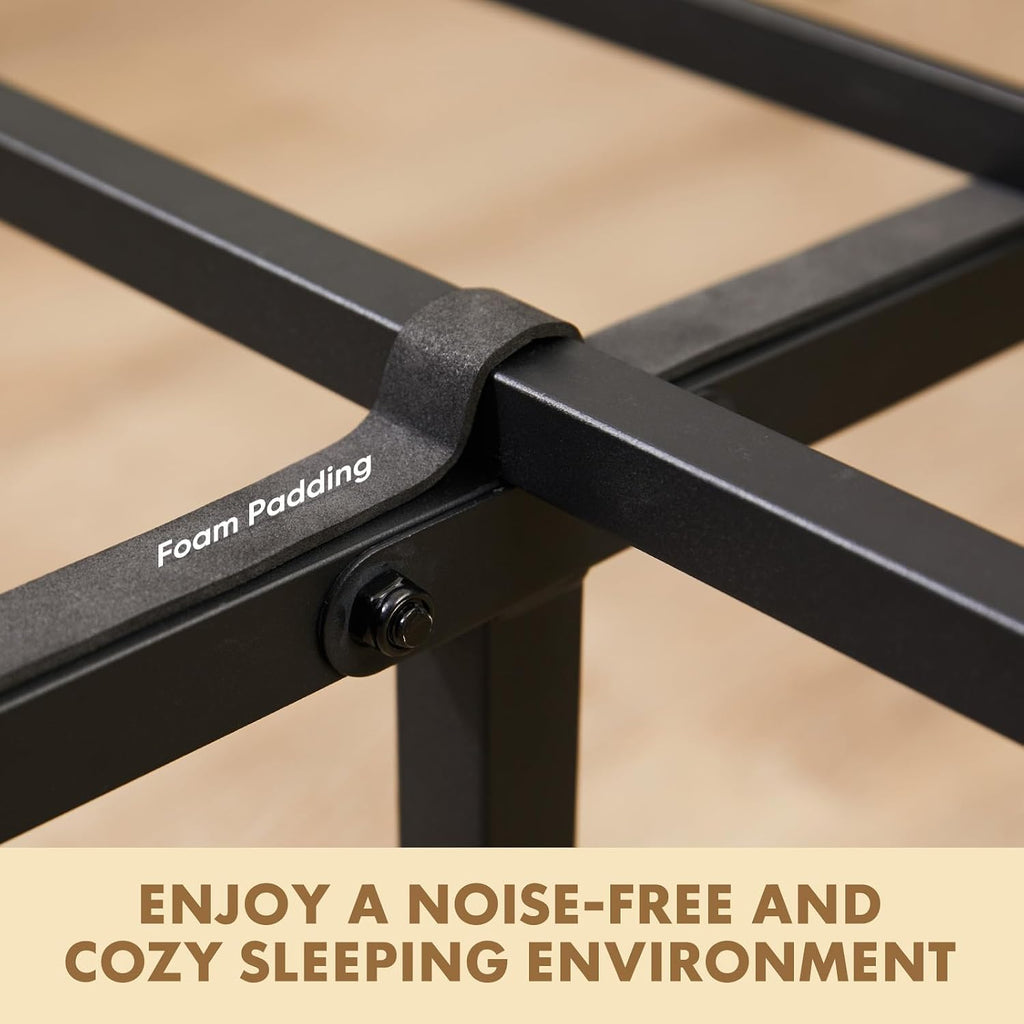 OLIXIS Rust Brown Full Bed Frame