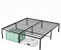 Sweetcrispy Full Metal Storage Bed Frame