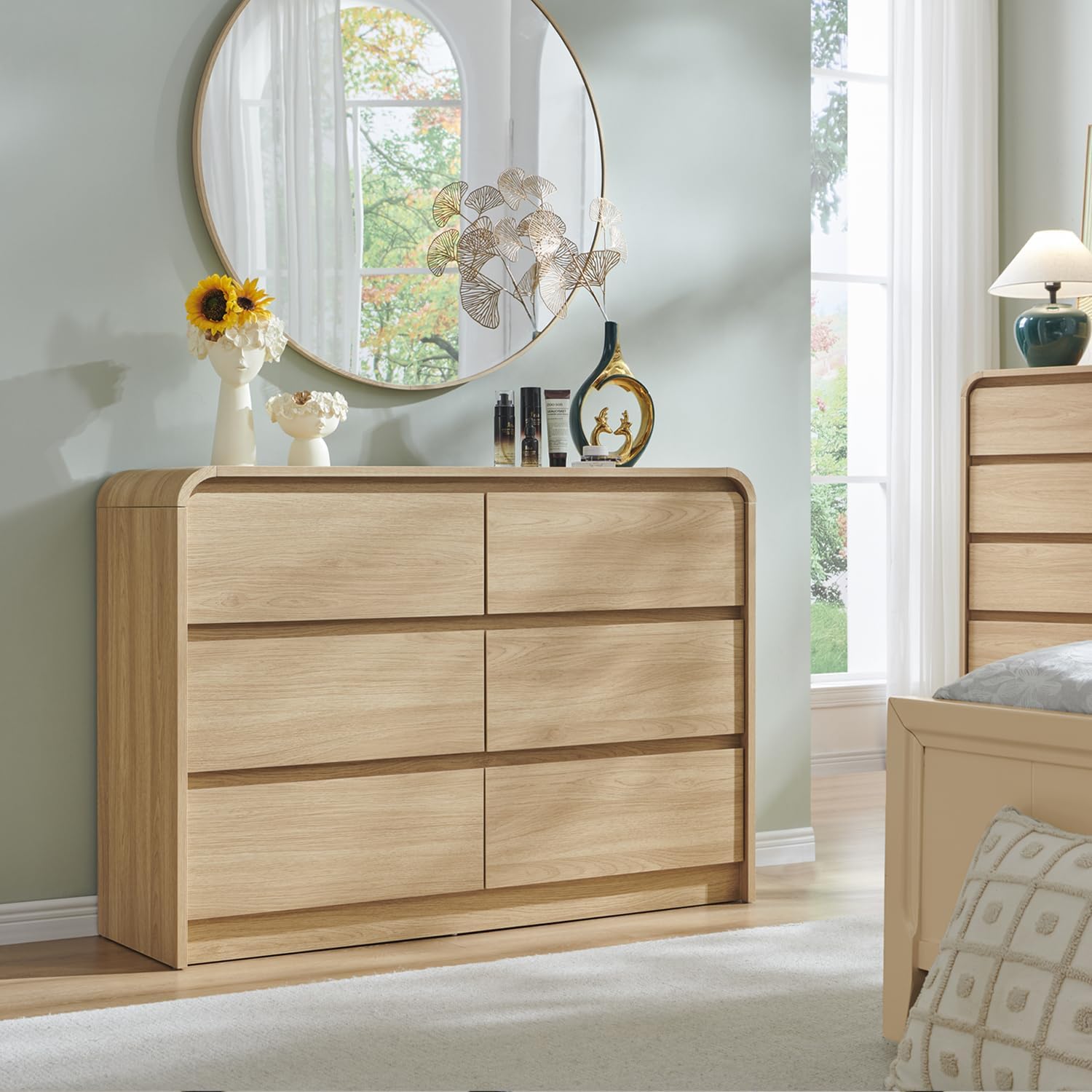 Aitjunz Mid Century Oak Dresser
