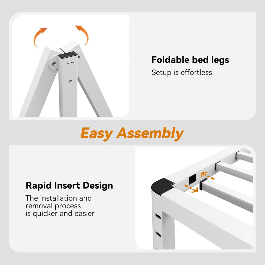 Queen Metal Storage Bed Frame