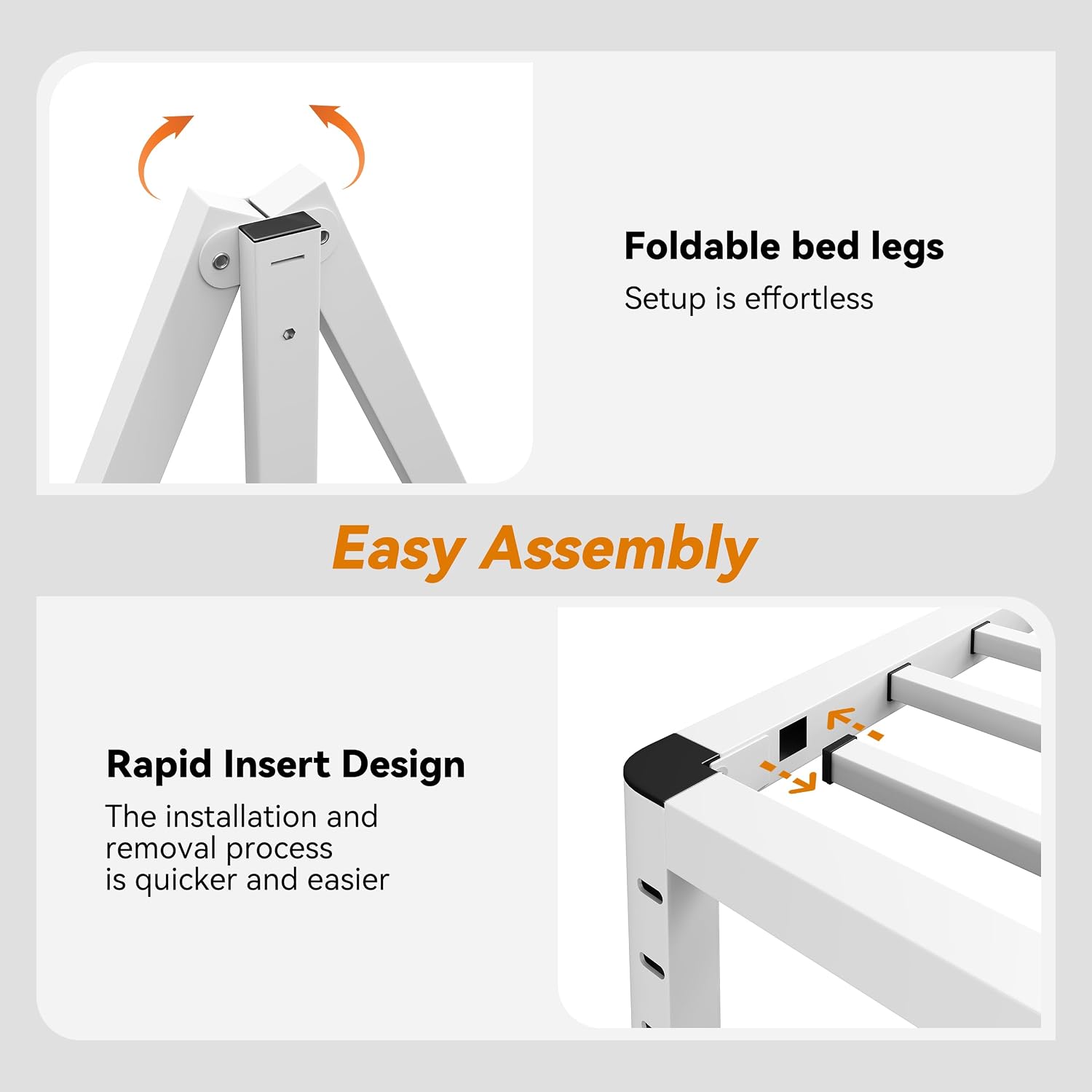 Queen Metal Storage Bed Frame