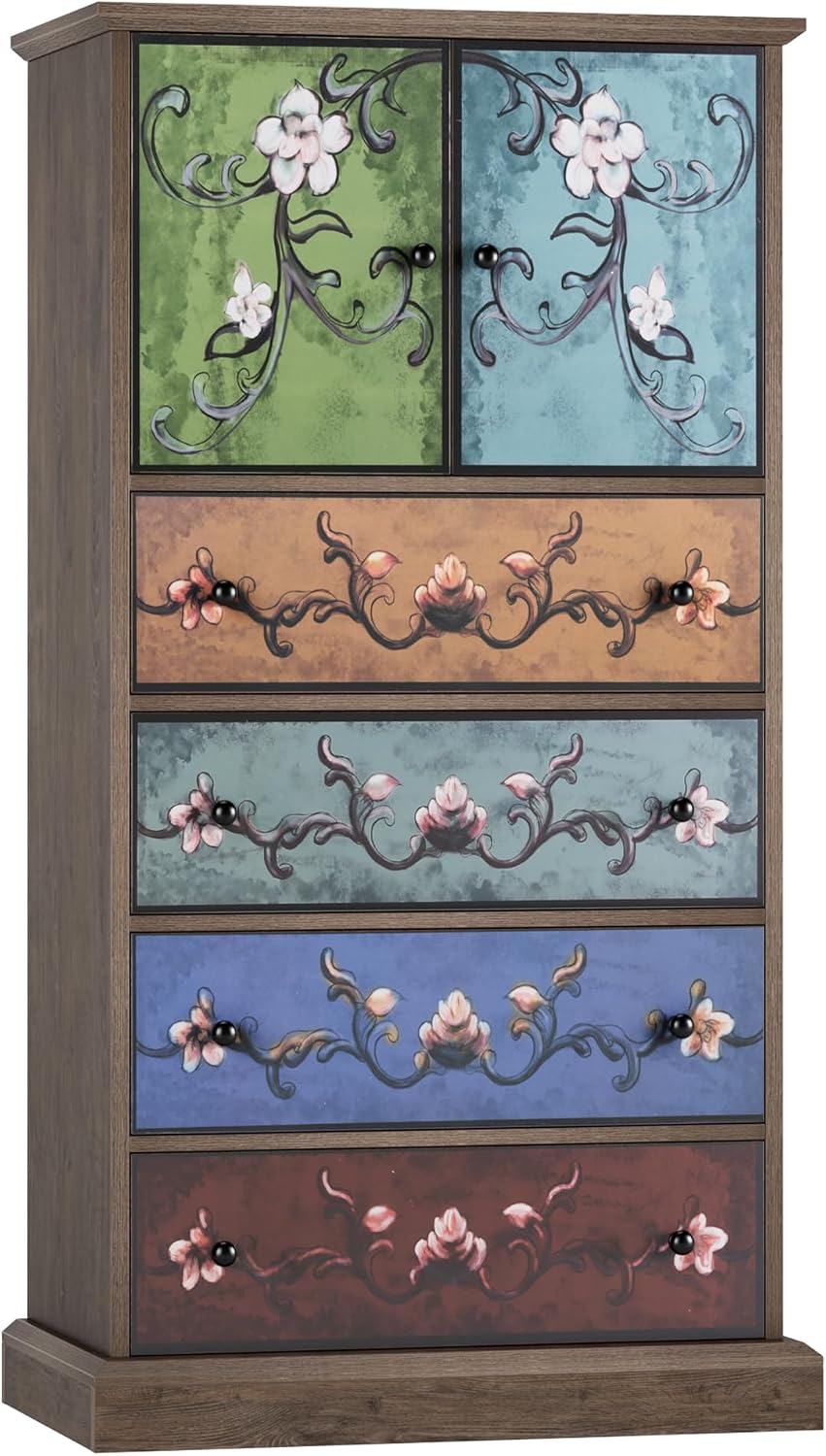 FINETONES Boho Vintage Tall Dresser