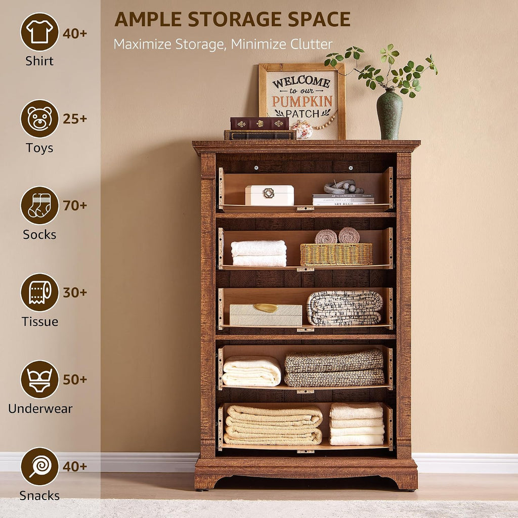 T4TREAM Farmhouse Reclaimed Wood Dresser