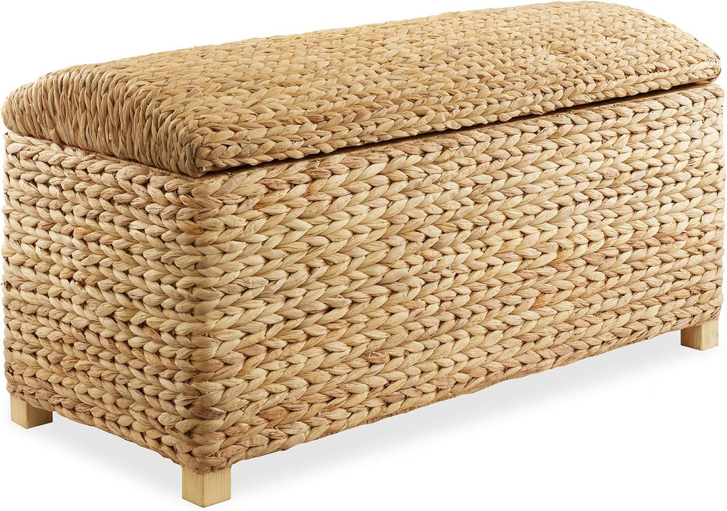 Casafield Natural Water Hyacinth Storage Trunk