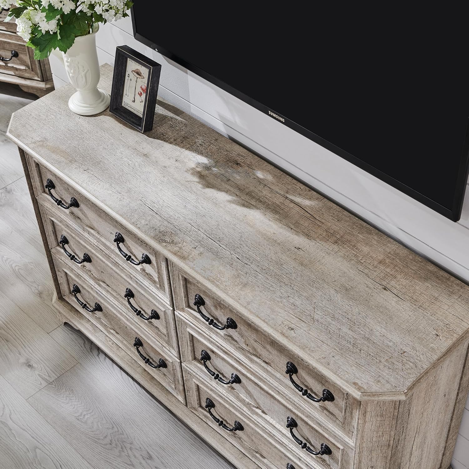 T4TREAM Farmhouse Light Oak Dresser