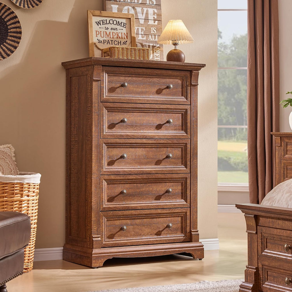 T4TREAM Farmhouse Reclaimed Wood Dresser